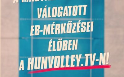 Az U16-os leány válogatott Eb-mérkőzéseit közvetíti a Hunvolley TV!