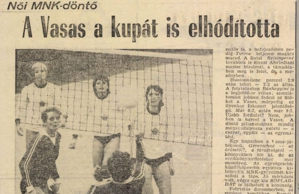 DRK Magyar Kupa Döntő: A 14 Vasas-győzelem nyomában – MÚLTIDÉZŐ