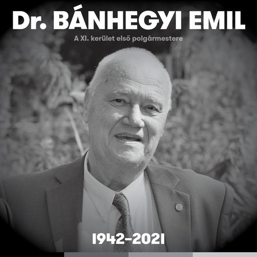 November 18-án helyezik örök nyugalomra Dr. Bánhegyi Emilt