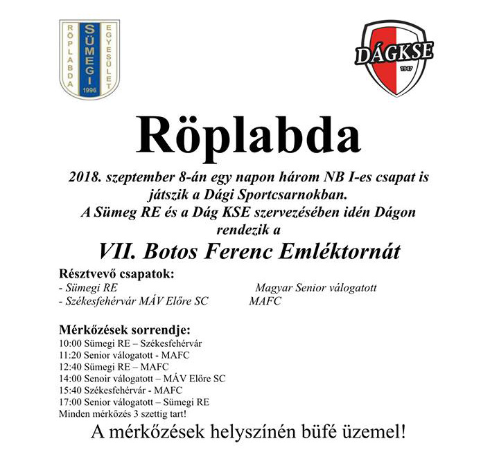 Botos Ferenc Emléktorna – ezúttal Dágon