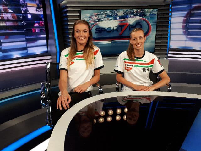 Molcsányi Rita és Szakmáry Gréta a Sport7főben