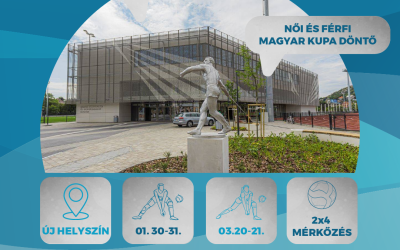 A Dr. Koltai Jenő Sportközpont ad otthont a Magyar Kupa négyes döntőinek
