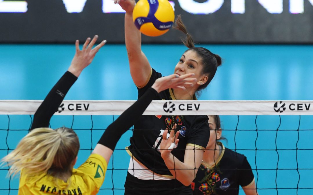 Női CEV-kupa: szoros meccsen szenvedett vereséget a Szent Benedek Röplabda Akadémia