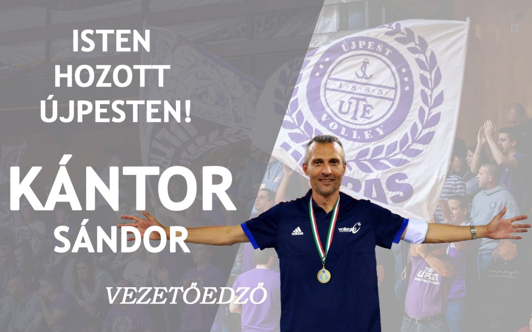 Kántor Sándor az UTE új vezetőedzője