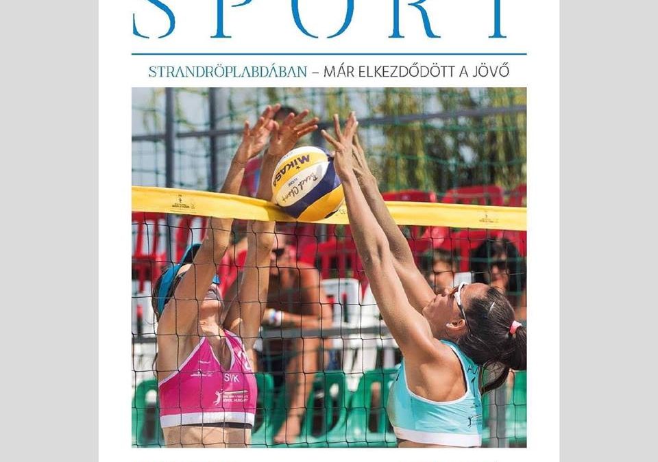 A Presztízs Sport magazin címlapján a magyar strandröplabda