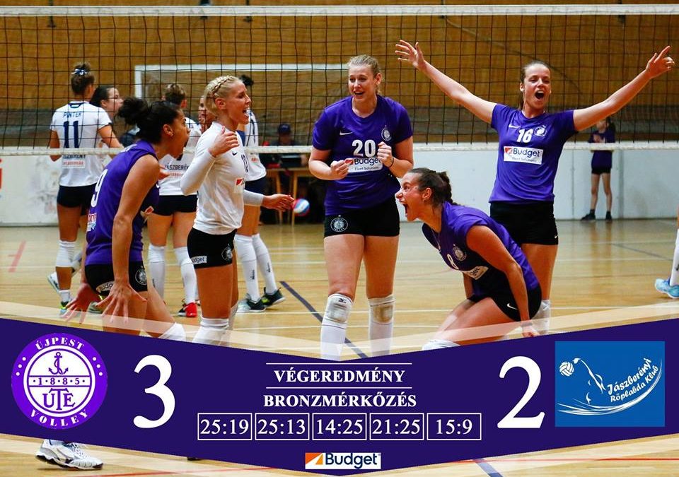 A döntő szettben nyert az UTE, az MTK és a MÁV Előre