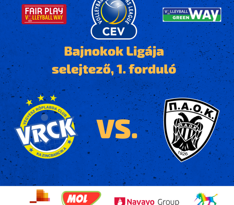 Nyíregyházán játssza a BL-meccsét a Vegyész