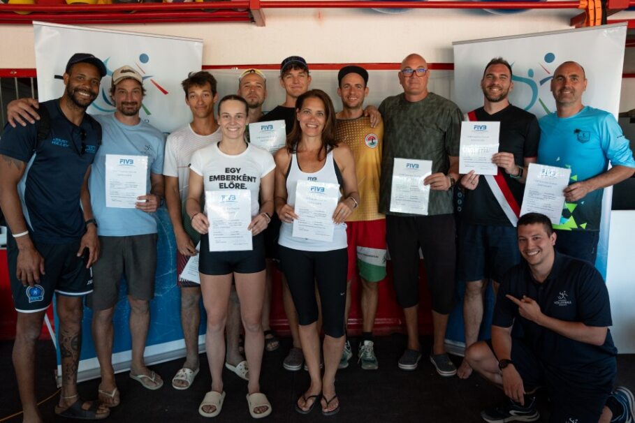 Véget ért az FIVB Strandröplabda edzői kurzusa, sikerrel vizsgáztak a magyar edzők