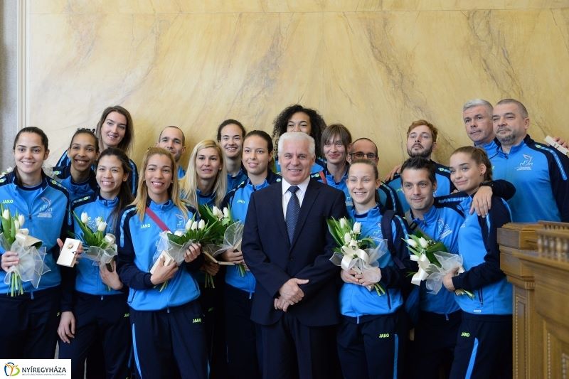 Köszöntötték a Magyar Kupa-győztes csapatot Nyíregyházán!