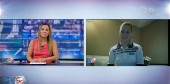 Isztambuli kapcsolás: Soós Nikolett adott interjút az M4 Sportnak