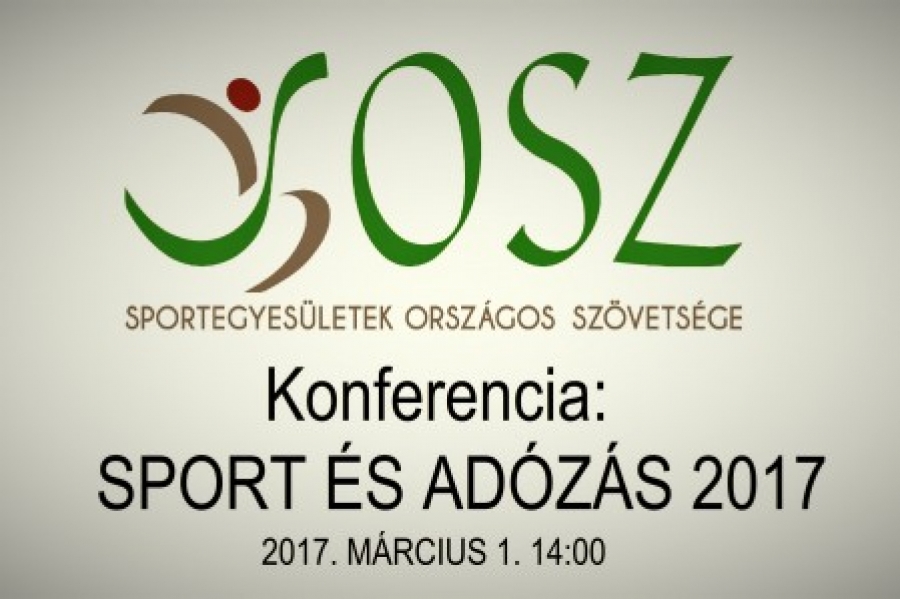 Sport és adózás 2017 – konferencia a SOSZ szervezésében